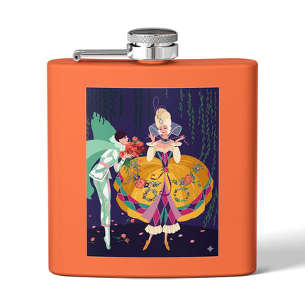 Enchanted Courtship Flask – Whimsical Elegance & Floral Romance