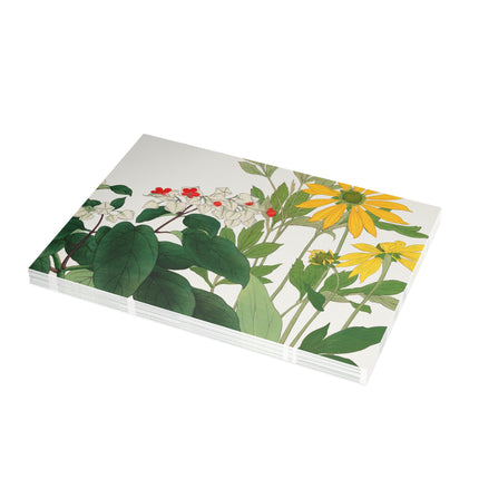 Clerodendrum & Rudbeckia by Tanigami Kônan Postcards (envelopes included) - Bundles of 10, 30, 50 Pieces