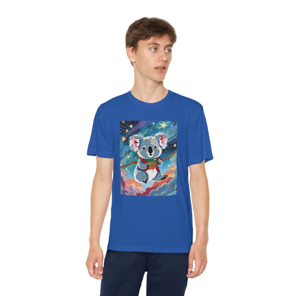 Cute Koala Youth Competitor Tee – Dreamy Skies & Whimsical Wonder