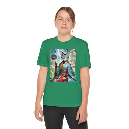 Cyberpunk Geisha Youth Competitor Tee