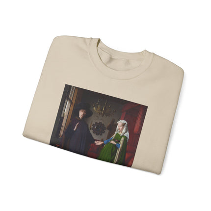 Arnolfini Portrait by Jan Van Eyck Heavy Blend™ Crewneck Sweatshirt
