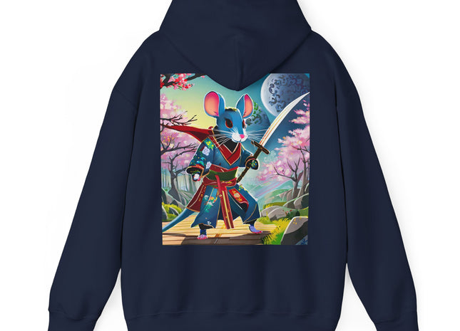 Cyber Samurai Rat – Heavy Blend™ Hooded Sweatshirt