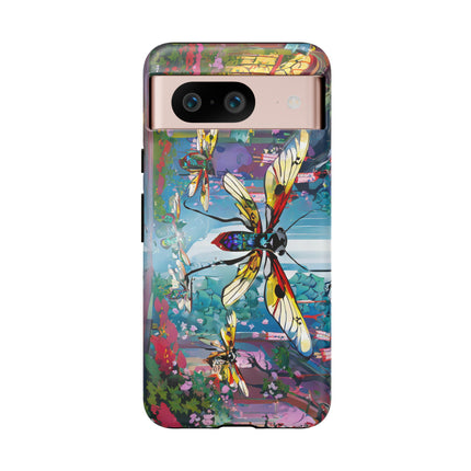 Neon Swarm Phone Cases