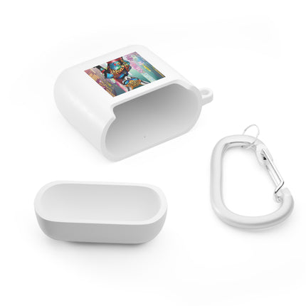 Cyber Cat Glamour AirPods Case Cover
