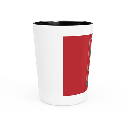 July & Ruby (from the Gem Series) by Sofia Chiostri Ceramic Shot Glass