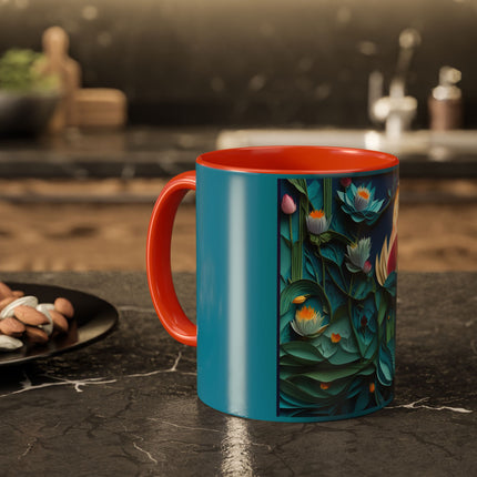 Ethereal Moonlit Lake Colorful Mugs (11oz, 15oz)