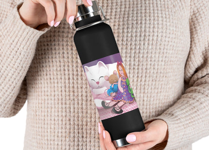 Joy of Friendship Copper Vacuum Insulated Bottle, 22oz