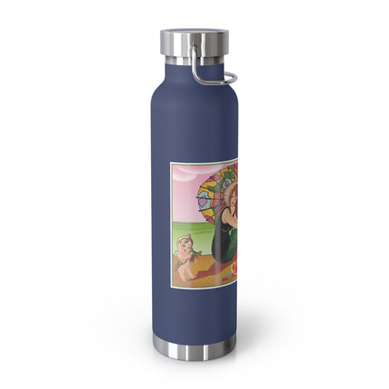 Siren Serenade by Carlo Chiostri Copper Vacuum Insulated Bottle, 22oz