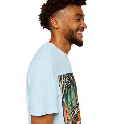 Night of the Trick-or-Treating Owlets Unisex Garment-Dyed T-shirt