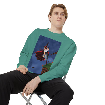 The Enchanted Witch Unisex Garment-Dyed Sweatshirt