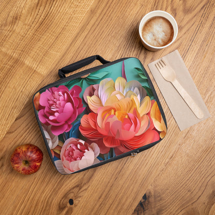 Peonies in Full Bloom Lunch Bag