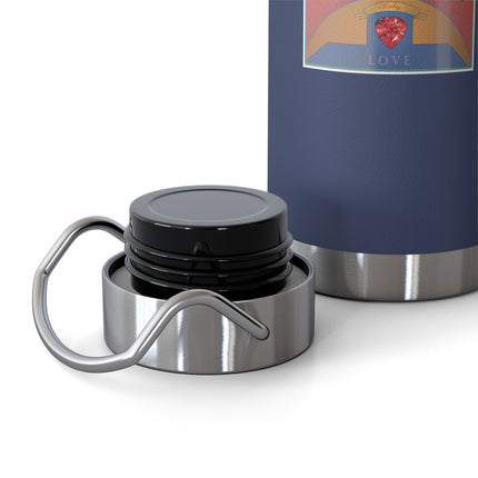 July & Ruby (from the Gem Series) by Sofia Chiostri Copper Vacuum Insulated Bottle, 22oz