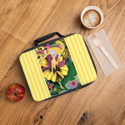 Enchanted Pansy Elegance Lunch Bag