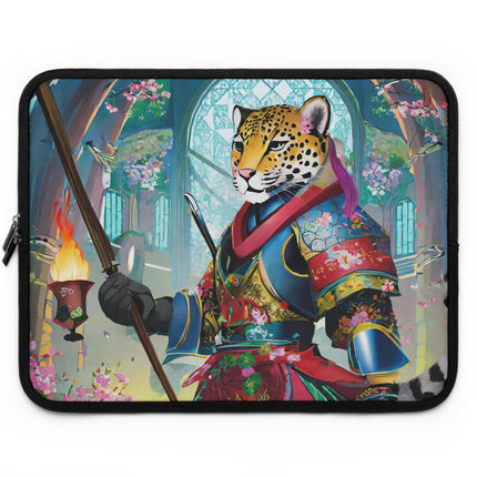 Cyberpunk Leopard Laptop Sleeve