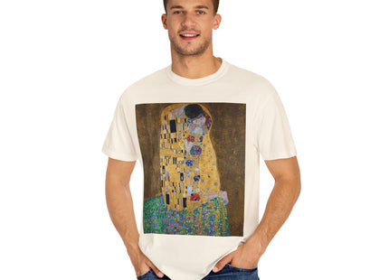 The Kiss by Gustav Klimt Unisex Garment-Dyed T-shirt