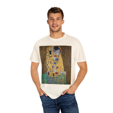 The Kiss by Gustav Klimt Unisex Garment-Dyed T-shirt