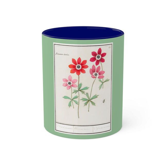 Anemoon, Anemone by Anselmus Boëtius de Boodt Colorful Mugs, 11oz
