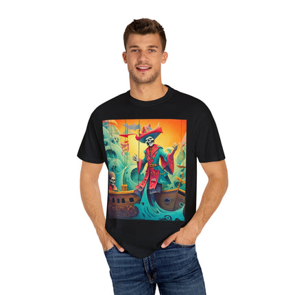 Skeleton Crew of the Misty Seas Unisex Garment-Dyed T-shirt