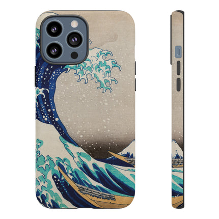 The Great Wave off Kanagawa by Katsushika Hokusai Phone Cases