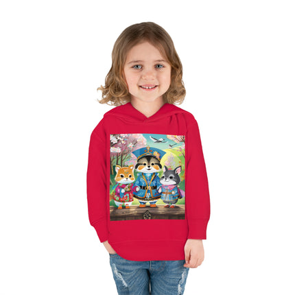 Fluffy Explorers Toddler Pullover Fleece Hoodie