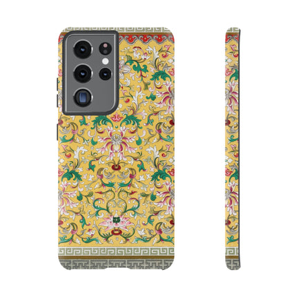 Yellow Botanical Pattern by Owen Jones Phone Cases