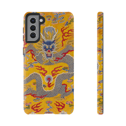 Majestic Dragon Regalia – Imperial 12-Symbol Robe Phone Cases