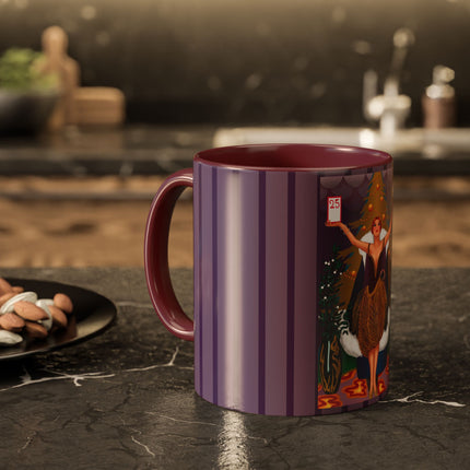 Countdown to Christmas Elegance Colorful Mugs (11oz, 15oz)