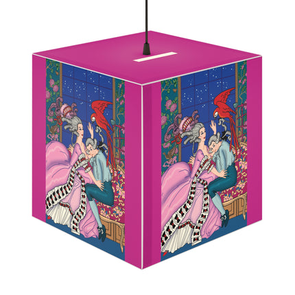 The Jealous Parrot by George Barbier Light Cube Lamp