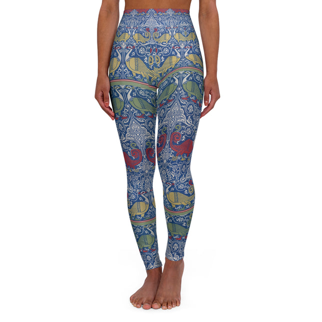 Arabesques by Émile Prisse d'Avennes High Waisted Yoga Leggings (AOP)