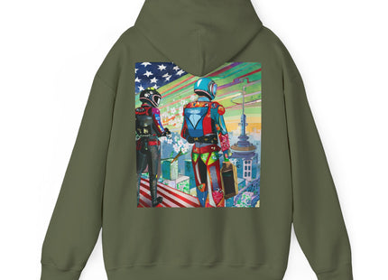 NSA Cyber Punk Computer Hacking Team – Heavy Blend™ Hooded Sweatshirt