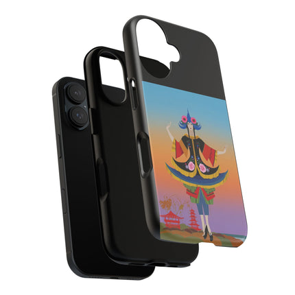 Colorful Dancer Phone Case – Vibrant Grace & Cultural Elegance