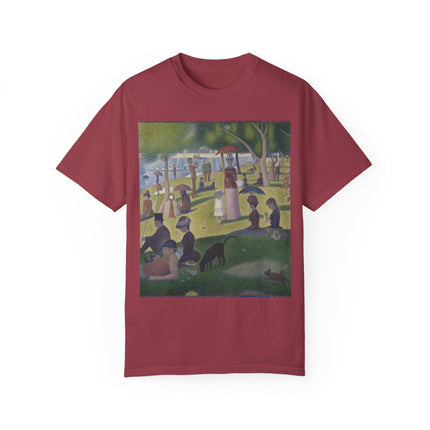 A Sunday on La Grande Jatte by Georges Seurat Unisex Garment-Dyed T-shirt