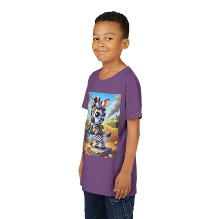 Zebra Lookout Youth Short Sleeve Tee