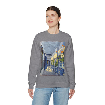 Gallery of a Moroccan Riad by George Gaudion Heavy Blend™ Crewneck Sweatshirt
