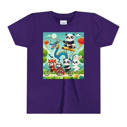 Rolling Along Together Youth Short Sleeve Tee