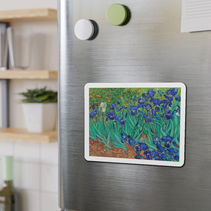 Irises by Vincent Van Gogh Die-Cut Magnets (5 Sizes)