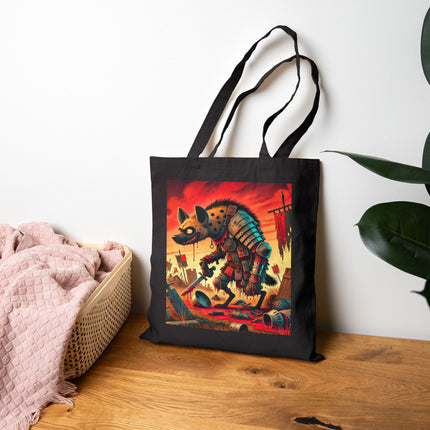 The Cunning Scavenger Cotton Canvas Tote Bag – Grit, Wit & Relentless Survival