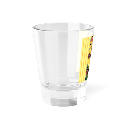 Enchanted Pansy Elegance Shot Glass, 1.5oz