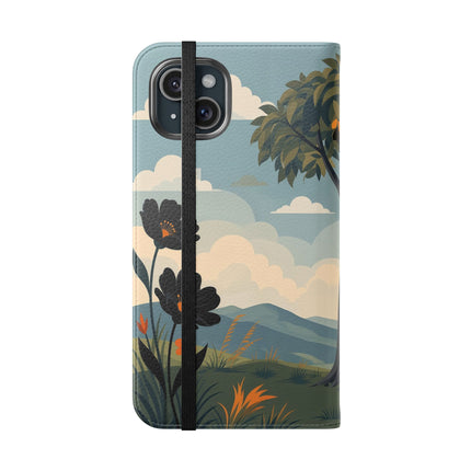 🌳🌺 The Ladies Of The Garden Swing Flip Case – Art Deco Floral Adventure