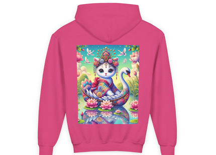 Geisha Kitten’s River Voyage Youth Heavy Blend Hooded Sweatshirt