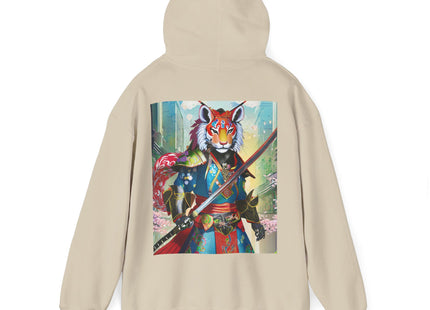 Cyberpunk Samurai Tiger – Heavy Blend™ Hooded Sweatshirt