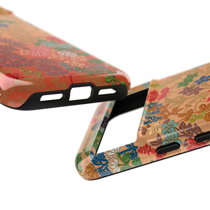 Ornamental Japanese Flower Pattern Phone Cases