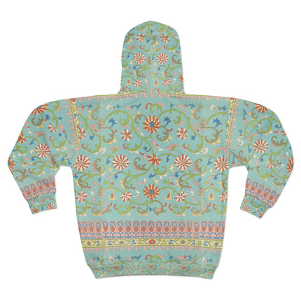 Chinese Ornament by Owen Jones Zip Hoodie (AOP)