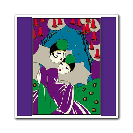 Two Pierrots Magnets (3 Sizes)