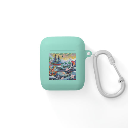 Nautical Patterns AirPods Case Cover
