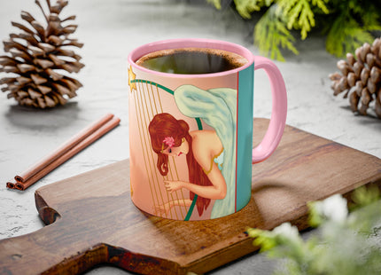 Heavenly Angel Duet Colorful Mugs (11oz, 15oz)