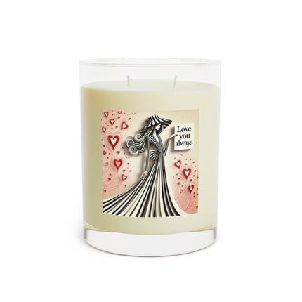 Love You Always Scented Candle - Full Glass, 11oz
