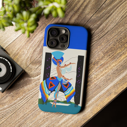 Exotic Dancer Phone Case – Vibrant Performance & Art Deco Flair