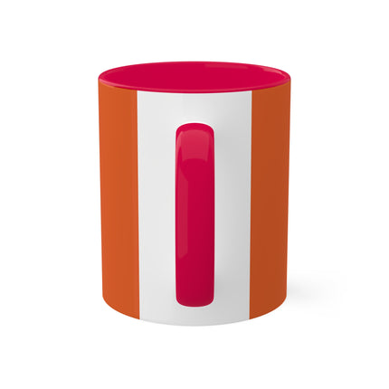 The Actor Bandō Hikosaburō V and the Mo troupe by Tsukioka Yoshitoshi Colorful Mugs, 11oz