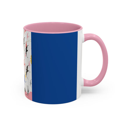 Flight of the Songbirds Colorful Mugs – Theatrical Whimsy & Colorful Harmony